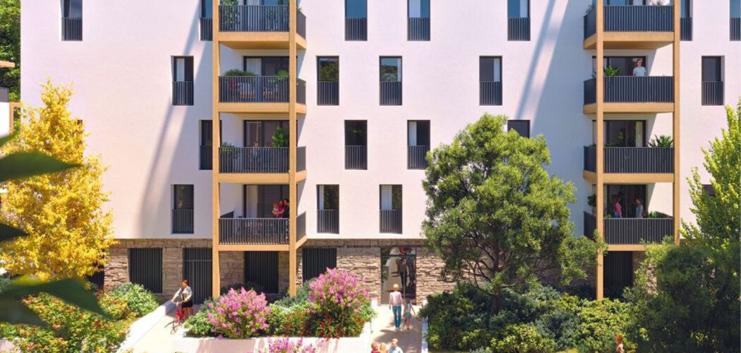 Programme immobilier neuf RESIDENCE MAITIA - Bayonne : appartements neufs du 1 au 5 pièces à 300 m de l’église St Pierre d’Irube (64100) - Référence : 10176