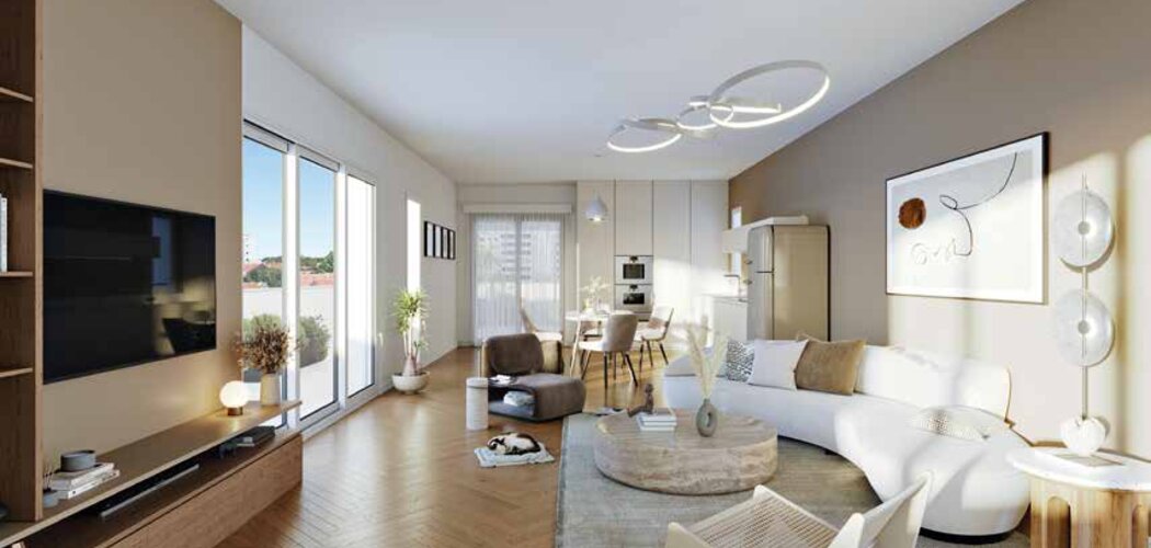 Programme immobilier neuf VILLA DES ARENES - Bayonne : appartements neufs du 2 au 4 pièces en quartier des Arènes (64100) - Référence : 15447
