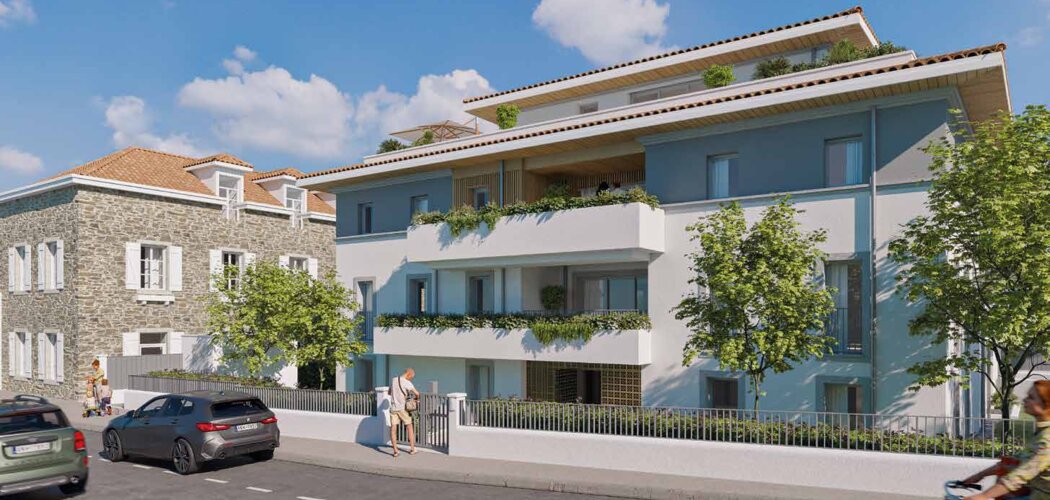 Programme immobilier neuf VILLA DES ARENES - Bayonne : appartements neufs du 2 au 4 pièces en quartier des Arènes (64100) - Référence : 15447