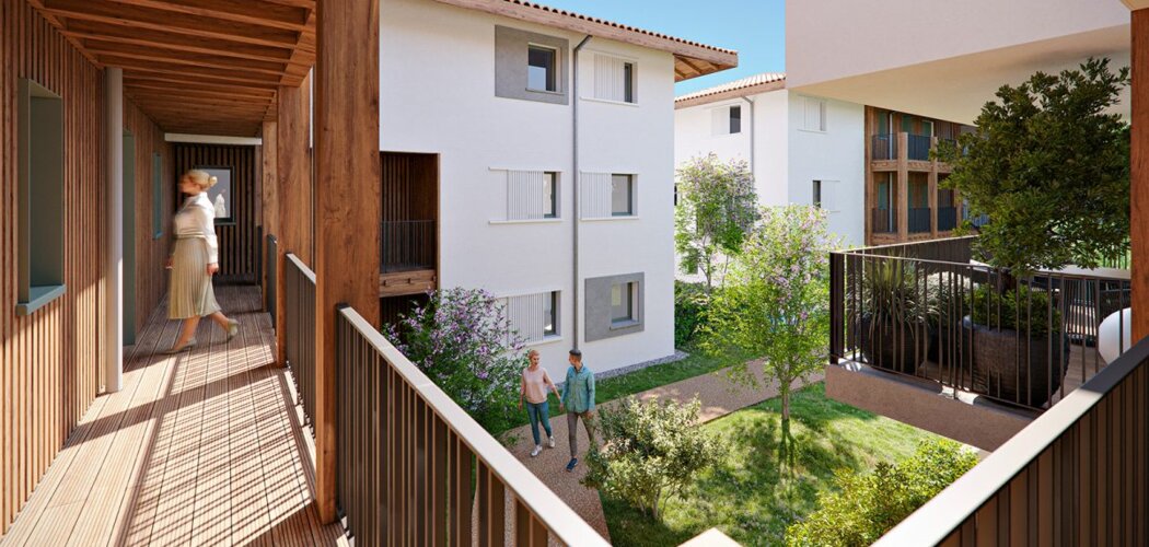 Programme immobilier neuf XOKO FERDEA - Bayonne : appartements neufs du 2 au 4 pièces en quartier Saint Léon (64100) - Référence : 15141