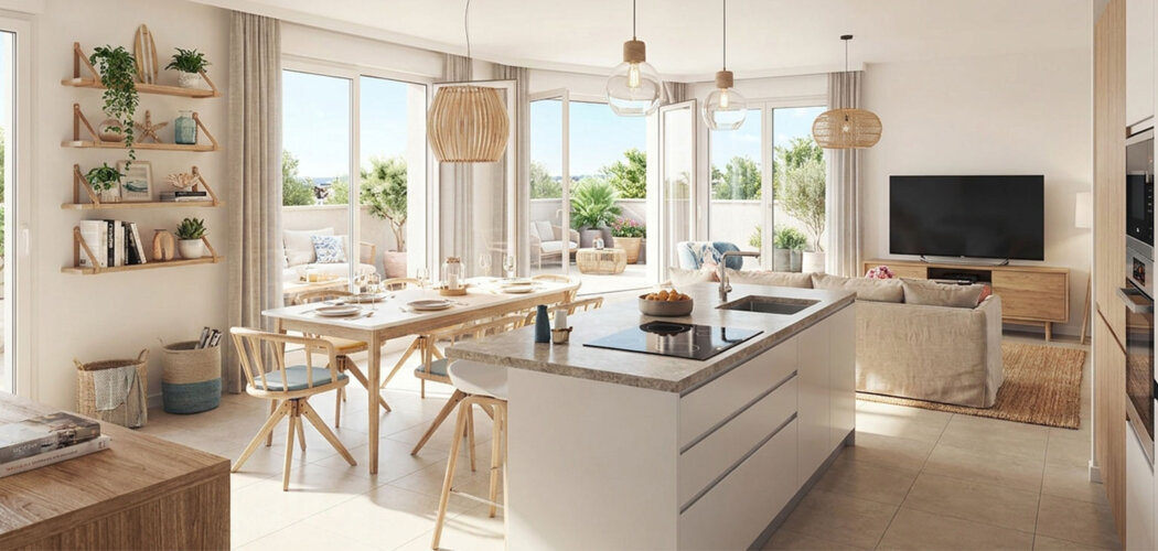 Programme immobilier neuf ATERPE ONA - Bayonne écoquartier Séqué à 10 min de l’Océan (64100) - Référence : 17374