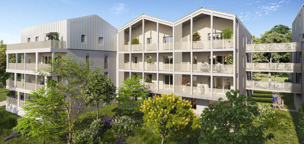 Programme immobilier neuf ATERPE ONA - Bayonne écoquartier Séqué à 10 min de l’Océan (64100) - Référence : 17374