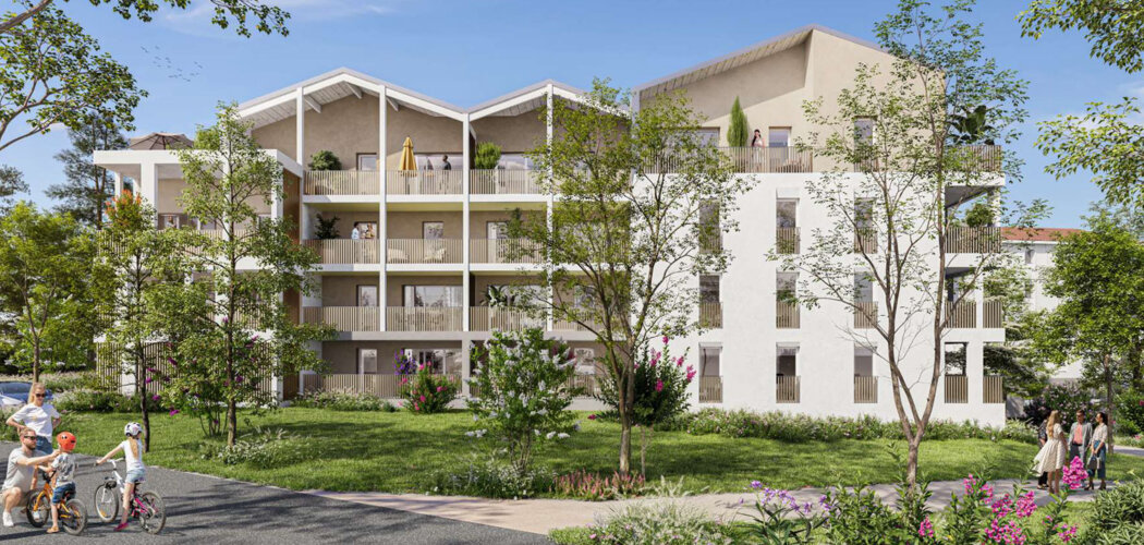 Programme immobilier neuf ATERPE ONA - Bayonne écoquartier Séqué à 10 min de l’Océan (64100) - Référence : 17374