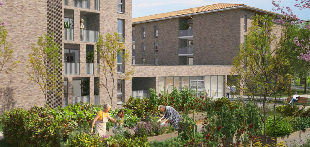 Programme immobilier neuf SERENLY BAZIEGE - Baziège : 108 appartements séniors T2 à 350 m du centre-ville (31450) - Référence : 14806