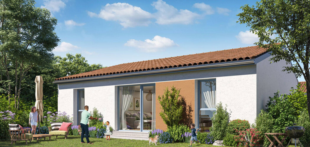 Programme immobilier neuf LE DOMAINE DE L'HERS - Baziège : maisons et appartements neufs du 2 au 5 pièces proche gare TER (31450) - Référence : 14805
