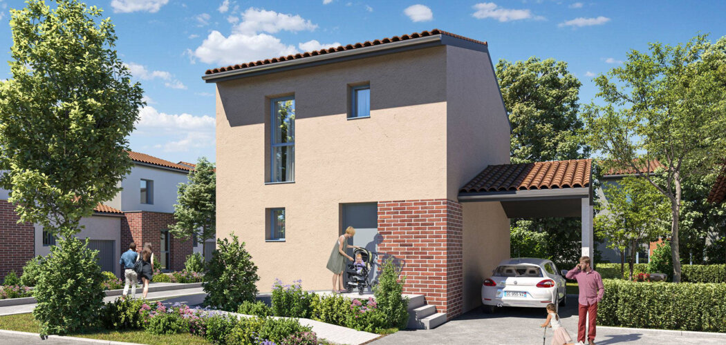 Programme immobilier neuf LE DOMAINE DE L'HERS - Baziège : maisons et appartements neufs du 2 au 5 pièces proche gare TER (31450) - Référence : 14805
