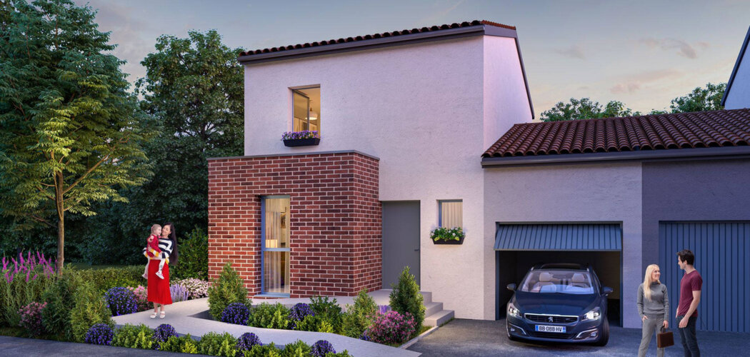 Programme immobilier neuf LE DOMAINE DE L'HERS - Baziège : maisons et appartements neufs du 2 au 5 pièces proche gare TER (31450) - Référence : 14805
