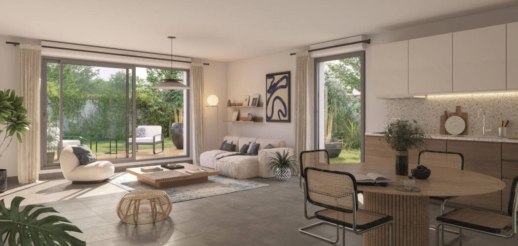 Programme immobilier neuf Le Patio des Berges - Beaucaire près de la gare (30300) - Référence : 10581