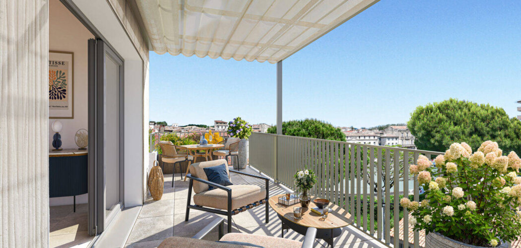 Programme immobilier neuf Le Patio des Berges - Beaucaire près de la gare (30300) - Référence : 10581