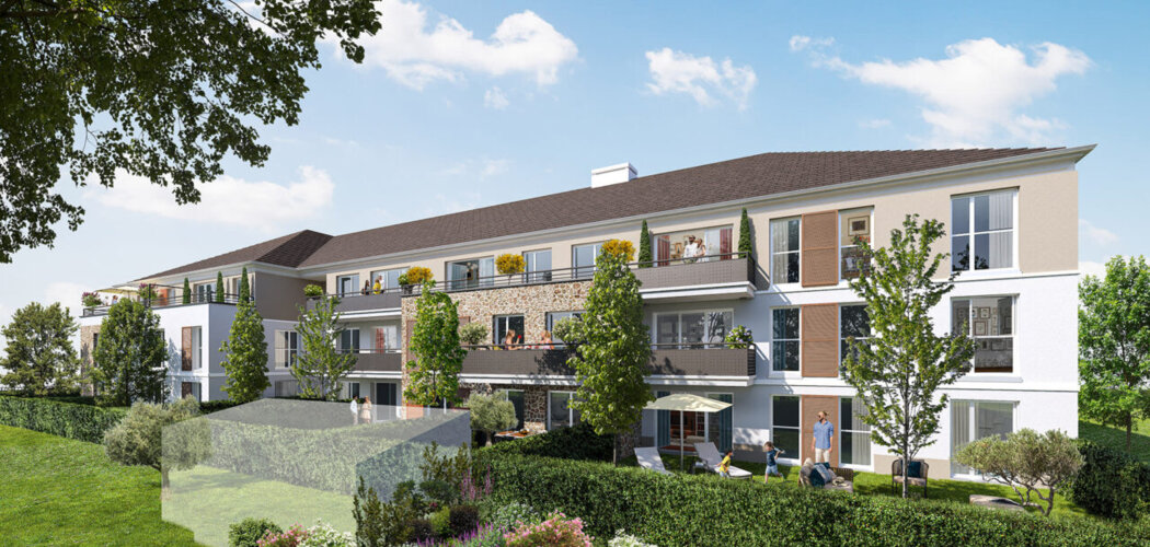 Programme immobilier neuf L'Ecrin de Pasteur - Beauchamp : appartements neufs du studio au T4 à 450 m de la gare Montigny-Beauchamp (95250) - Référence : 15842