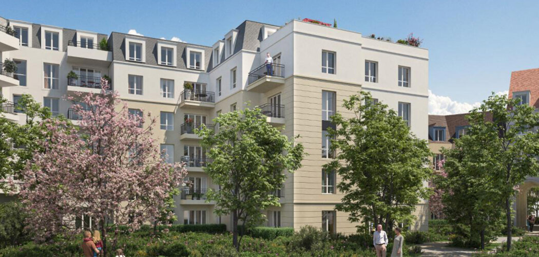 Programme immobilier neuf Clos Des Bleuets - Beauchamp proche gare résidence moderne avec jardin paysager (95250) - Référence : 17202
