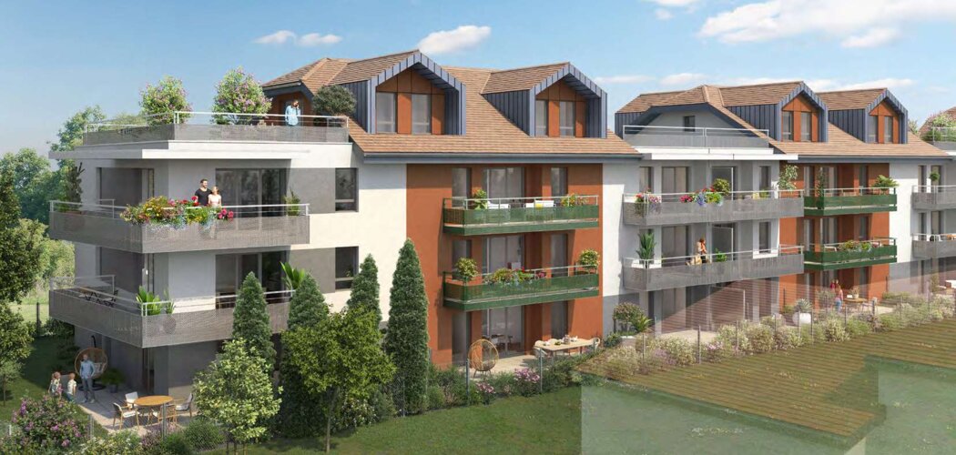 Programme immobilier neuf Residence SYA -  Beaumont : 23 appartements neufs du studio au 4 pièces en cœur de bourg (74160) - Référence : 12268
