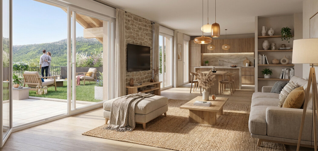 Programme immobilier neuf Bô-Salève - Beaumont : résidence neuve à 30 min en bus du Léman Express (74160) - Référence : 16154
