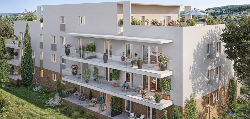 Programme immobilier neuf Les Allées du Parc - Beaune proche du Parc Saint-Jacques (21200) - Référence : 14620