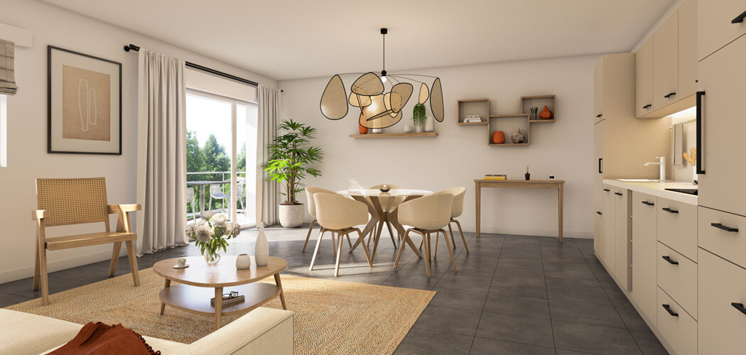 Programme immobilier neuf Les Allées du Parc - Beaune proche du Parc Saint-Jacques (21200) - Référence : 14620