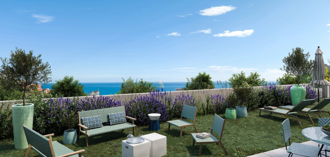 Programme immobilier neuf 2915 AVENUE DU PRINCE RAINIER III - Beausoleil : 8 appartements neufs avec vue sur mer à quelques minutes de Monaco (06240) - Référence : 16888