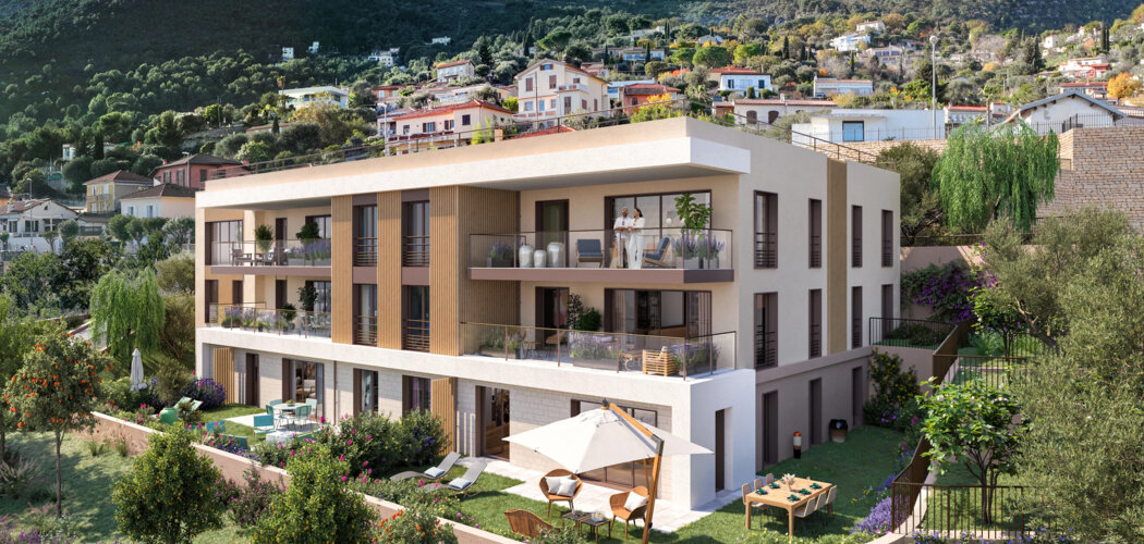Programme immobilier neuf 2915 AVENUE DU PRINCE RAINIER III - Beausoleil : 8 appartements neufs avec vue sur mer à quelques minutes de Monaco (06240) - Référence : 16888