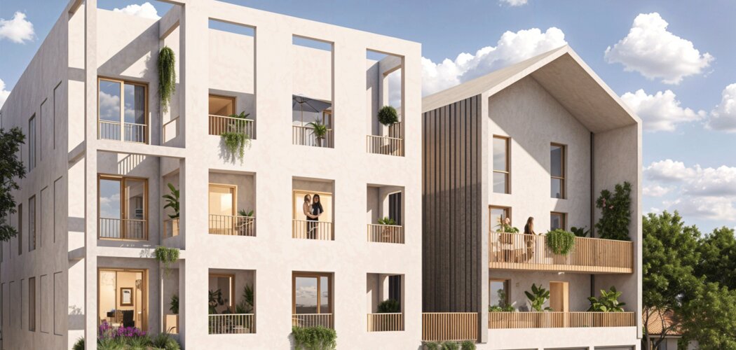 Programme immobilier neuf Les Jardins de Capelle - Bègles à quelques pas des berges de la Garonne (33130) - Référence : 14959