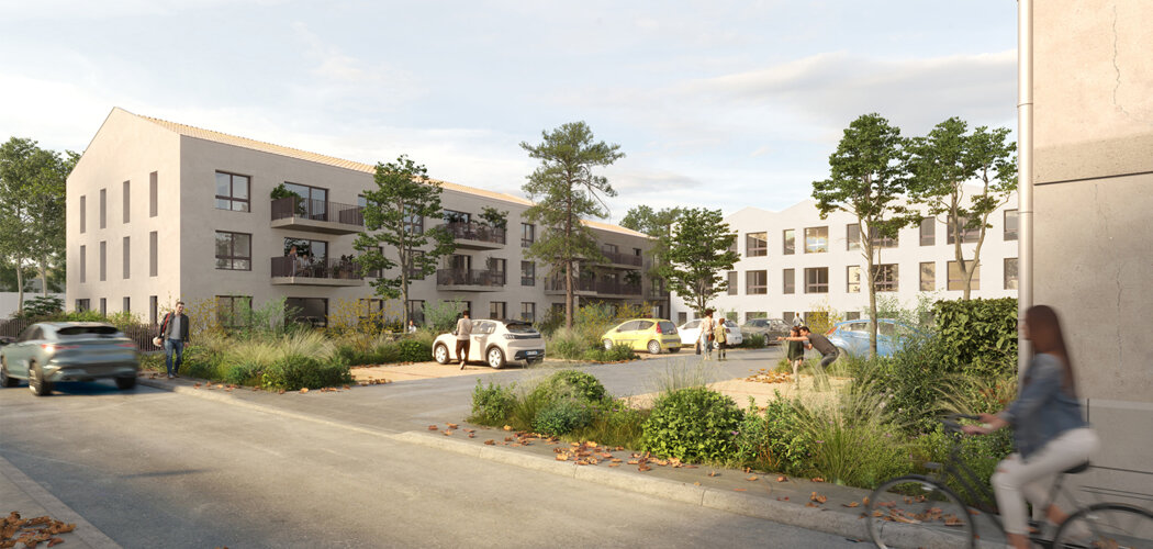 Programme immobilier neuf RESONANCE - Bègles à proximité du tramway ligne C (33130) - Référence : 14958