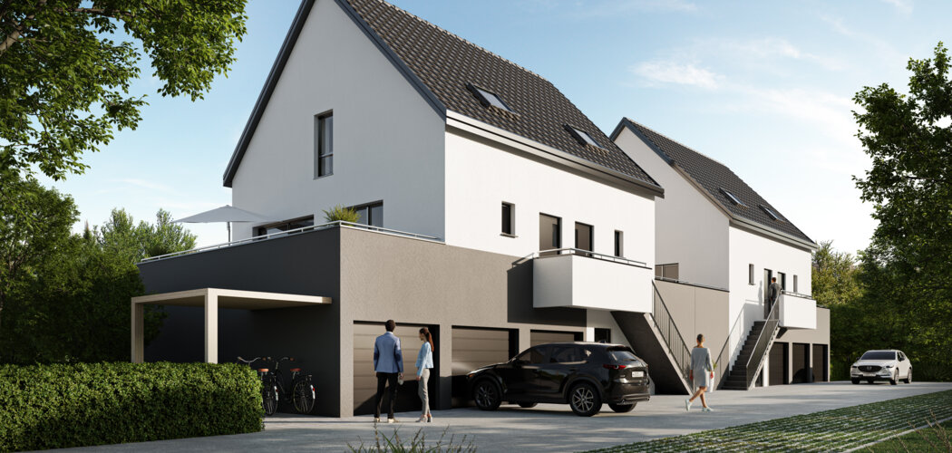Programme immobilier neuf Les duos de Beinheim - Beinheim  proche Seltz (67930) - Référence : 8622
