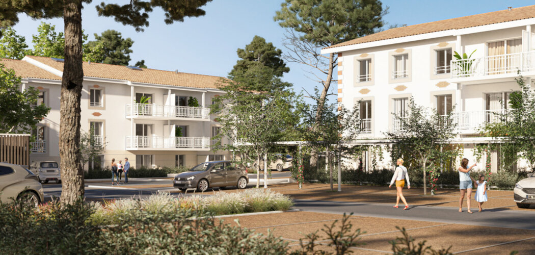 Programme immobilier neuf LE HAMEAU DE LA HOUNA - Belin-Béliet cœur de ville proche du marché (33830) - Référence : 18618