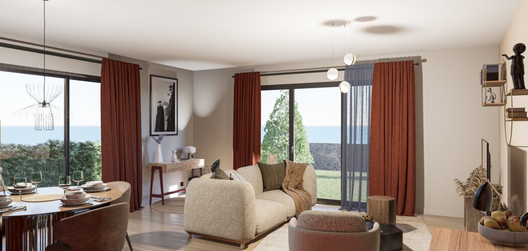 Programme immobilier neuf Le Domaine de Kergroix - Belz Kergo : 9 maisons neuves pour investissement locatif, jardins privatifs jusqu’à 357 m² (56550) - Référence : 10965
