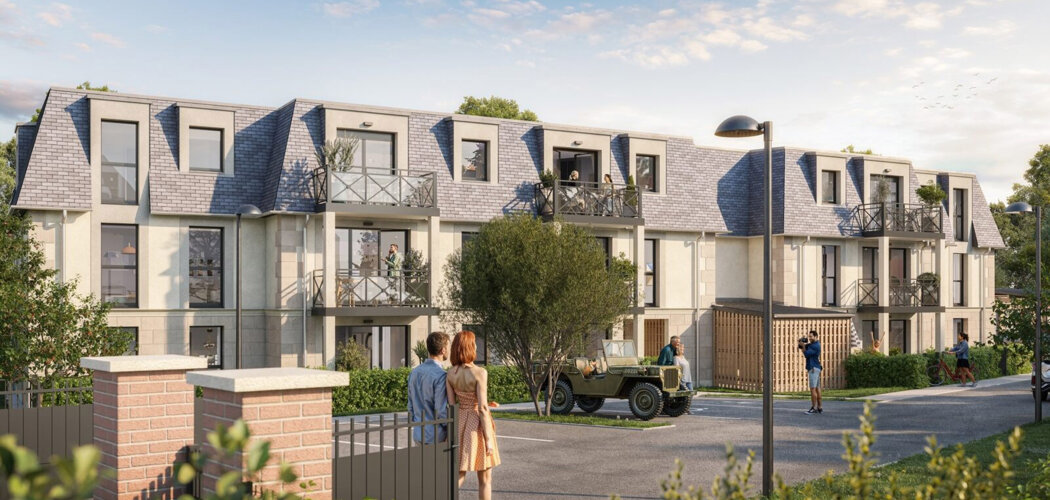 Programme immobilier neuf Les Loges de Clairefontaine - Benerville-sur-Mer à proximité de la plage (14910) - Référence : 14460