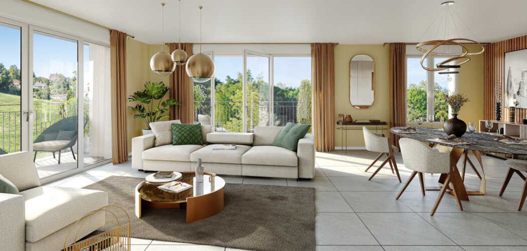 Programme immobilier neuf VILLAS GABRIEL 1 - Benerville-sur-Mer proche Deauville à 300 m de la plage (14910) - Référence : 14059