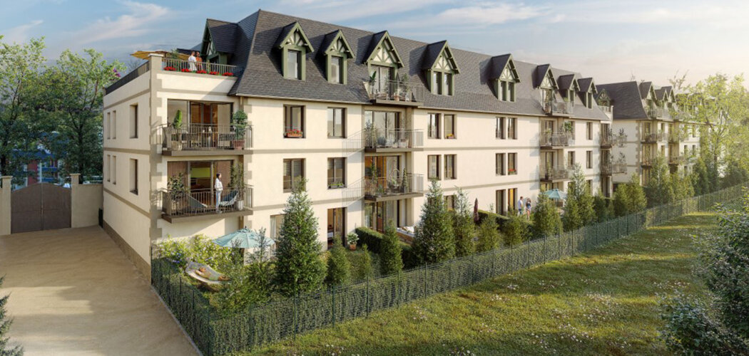Programme immobilier neuf VILLAS GABRIEL 1 - Benerville-sur-Mer proche Deauville à 300 m de la plage (14910) - Référence : 14059