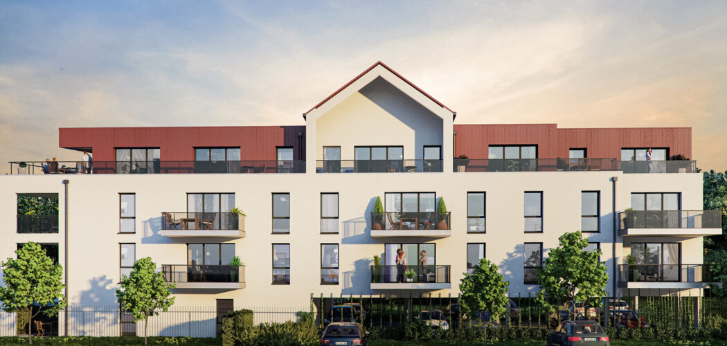 Programme immobilier neuf LE FLIBUSTIER - Berck : 17 appartements neufs T2–T5 à 6 min de vélo de la plage (62600) - Référence : 10888