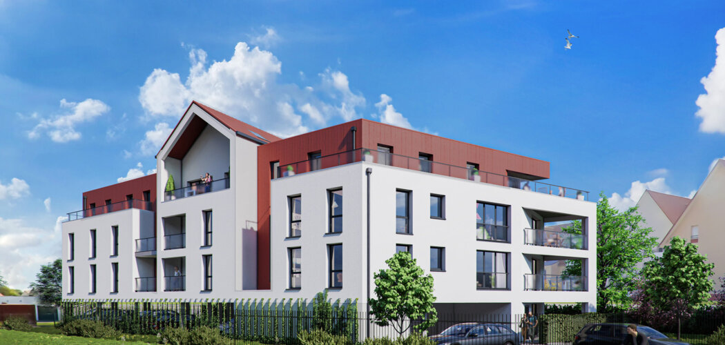 Programme immobilier neuf LE FLIBUSTIER - Berck : 17 appartements neufs T2–T5 à 6 min de vélo de la plage (62600) - Référence : 10888