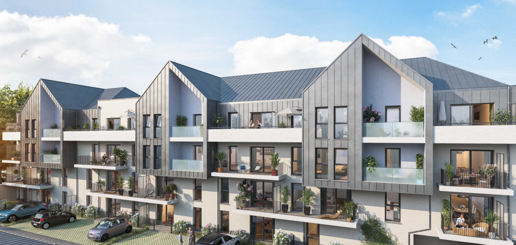 Programme immobilier neuf LES SALINES - Berck : 28 appartements neufs du 2 au 4 pièces à 500m de la plage (62600) - Référence : 15038