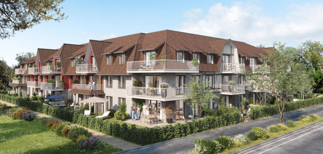 Programme immobilier neuf Cottage - Berck : Appartements T2–T3 avec terrasses, jardins privatifs et proximité centre-ville (62600) - Référence : 14500