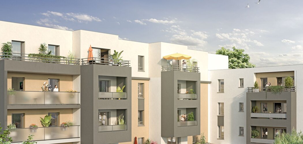 Programme immobilier neuf L'ECOUFLE -  Berck : Appartements T2–T4 avec terrasses, parking sécurisé et proximité centre et plage (62600) - Référence : 14685