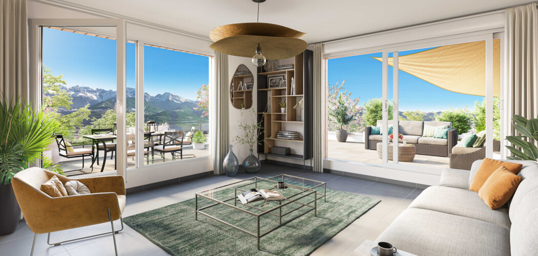 Programme immobilier neuf PERSPECTIVES - Bernin à deux pas des montagnes (38190) - Référence : 8765