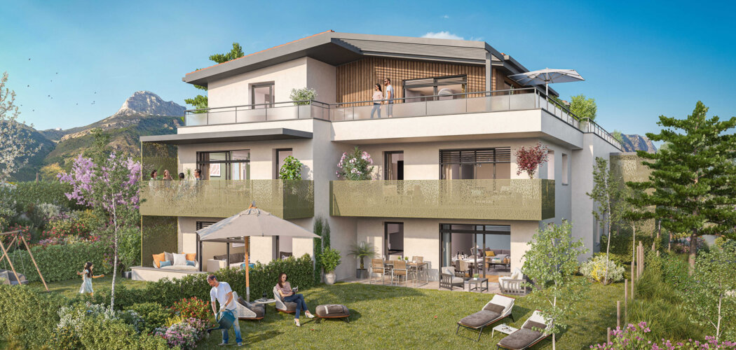 Programme immobilier neuf PERSPECTIVES - Bernin à deux pas des montagnes (38190) - Référence : 8765