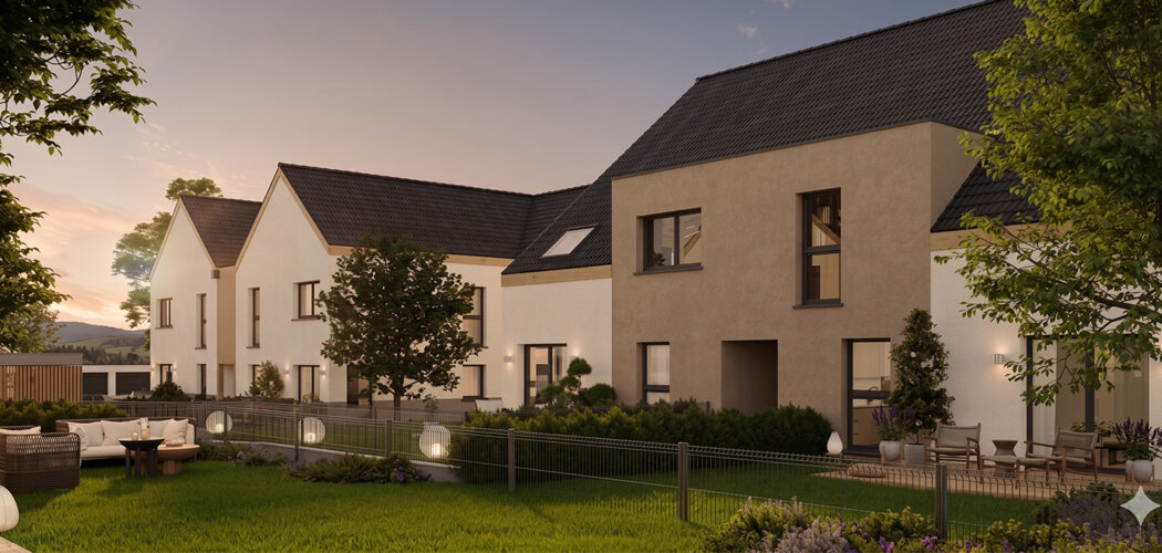 Programme immobilier neuf les carrés vinalia - Bernolsheim, maisons 4 pièces avec jardin près de Strasbourg (67170) - Référence : 17598