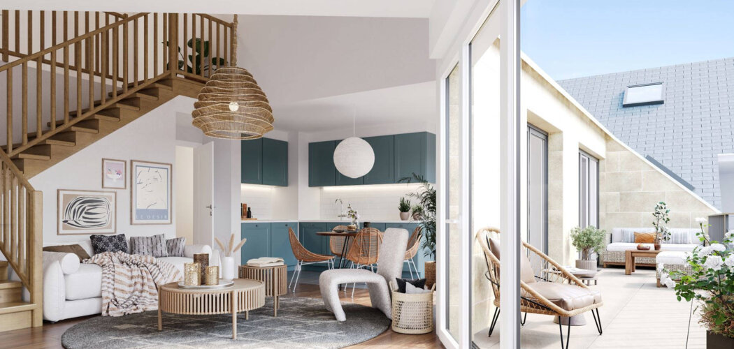 Programme immobilier neuf Les Jardins de Castille - Bessancourt à proximité du Transilien H (95550) - Référence : 7762