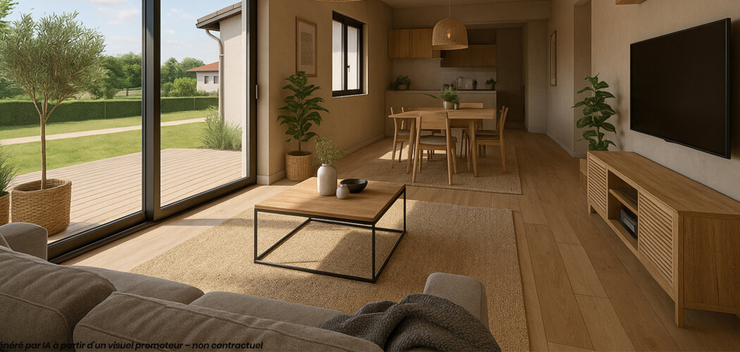 Programme immobilier neuf CENTRE VILLAGE - APPARTEMENTS - Bessenay à proximité de la gare de L’Arbresle (69690) - Référence : 13601