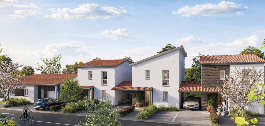 Programme immobilier neuf LE DOMAINE DE SAINT-PRIM - Bessières quartier-jardin proche Toulouse (31660) - Référence : 17327