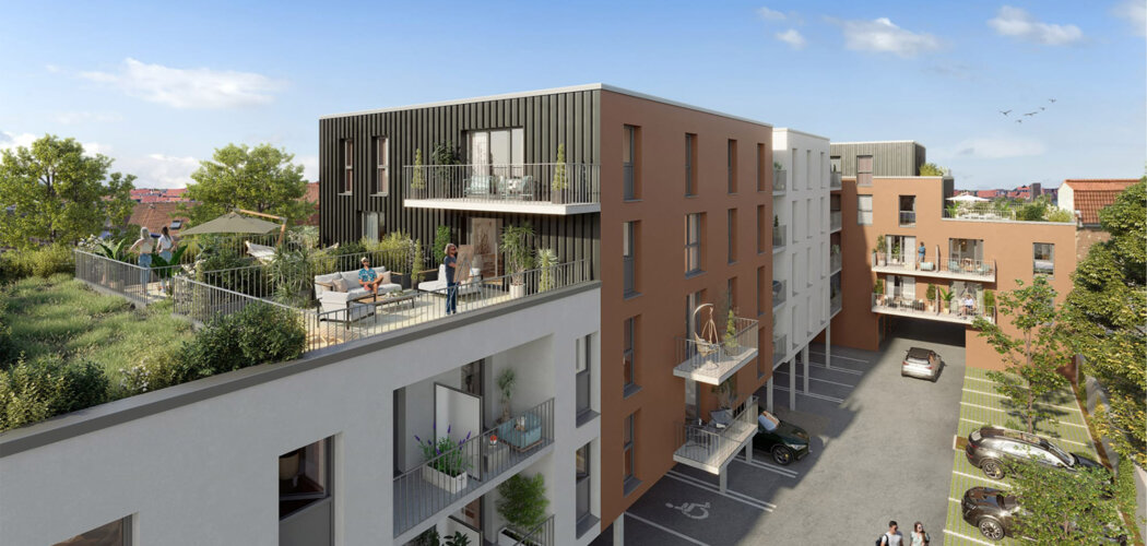 Programme immobilier neuf L'AVANT-SCENE - Béthune : appartements neufs T2–T4 à 5 min du centre-ville (62400) - Référence : 15716