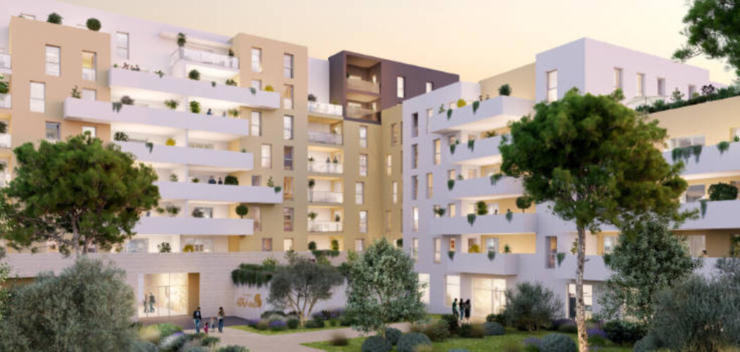 Programme immobilier neuf ATHENA - Béziers : Appartements studio–T4 avec terrasses, parkings privatifs et proximité gare (34500) - Référence : 14534