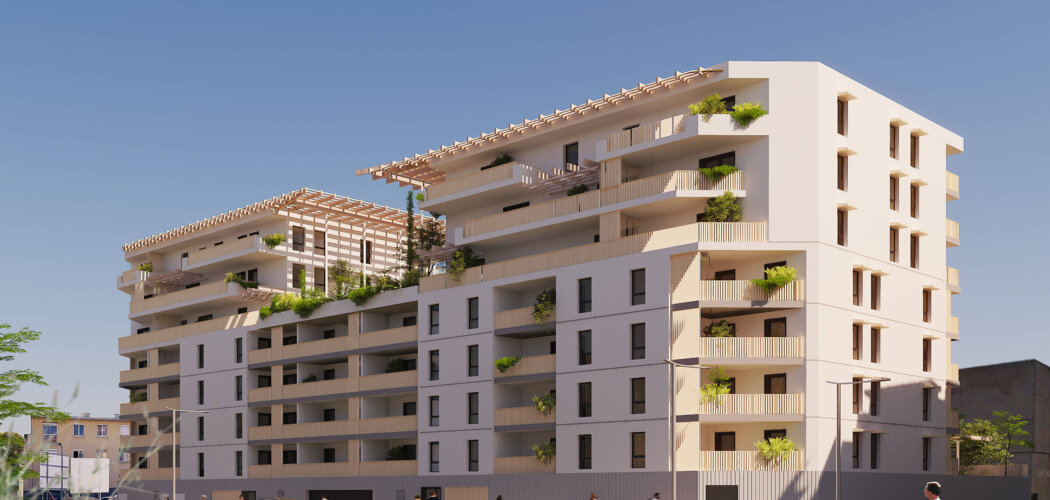Programme immobilier neuf POLY GARDEN - Béziers cadre de vie moderne à proximité du Polygone (34500) - Référence : 12221