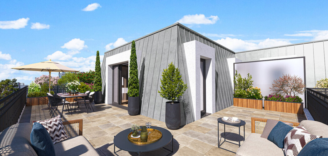 Programme immobilier neuf Les Balcons de Zola - Bezons : appartements neufs du 2 au 4 pièces à 650m du Tram 2 (95870) - Référence : 15316