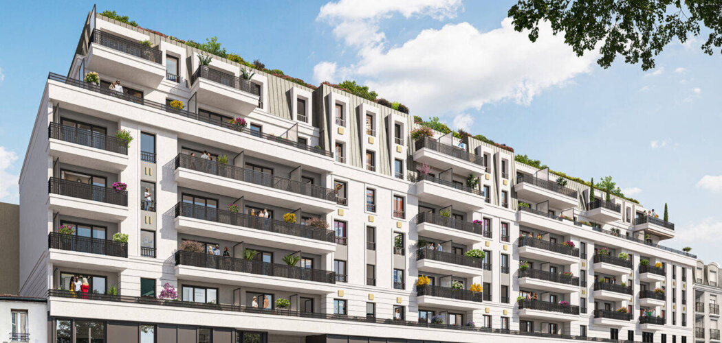 Programme immobilier neuf Les Balcons de Zola - Bezons : appartements neufs du 2 au 4 pièces à 650m du Tram 2 (95870) - Référence : 15316
