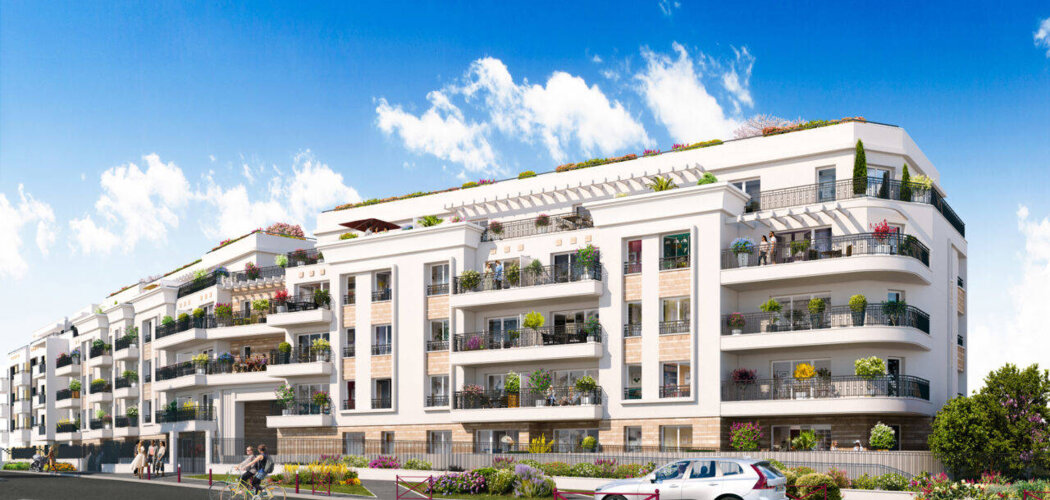 Programme immobilier neuf Square Art Déco - Bezons : Appartements T2–T4 avec terrasses, balcons et proximité La Défense (95870) - Référence : 17171