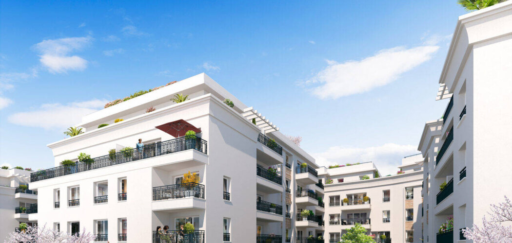 Programme immobilier neuf Square Art Déco - Bezons : Appartements T2–T4 avec terrasses, balcons et proximité La Défense (95870) - Référence : 17171