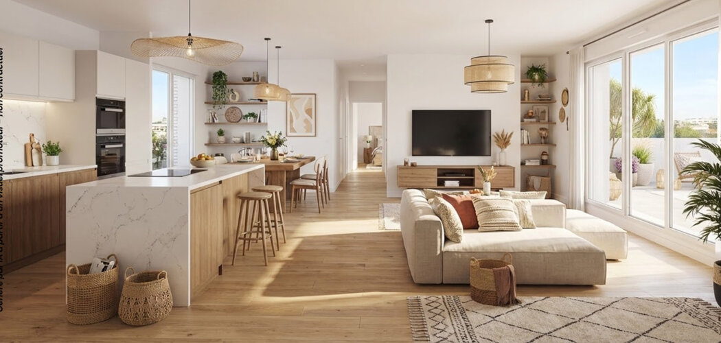 Programme immobilier neuf LES JARDINS DE NEIL - Bezons-Argenteuil proche du quartier La Défense (95870) - Référence : 16774