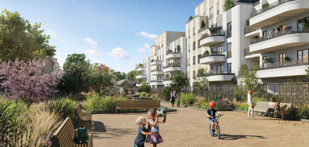 Programme immobilier neuf LES JARDINS DE NEIL - Bezons-Argenteuil proche du quartier La Défense (95870) - Référence : 16774