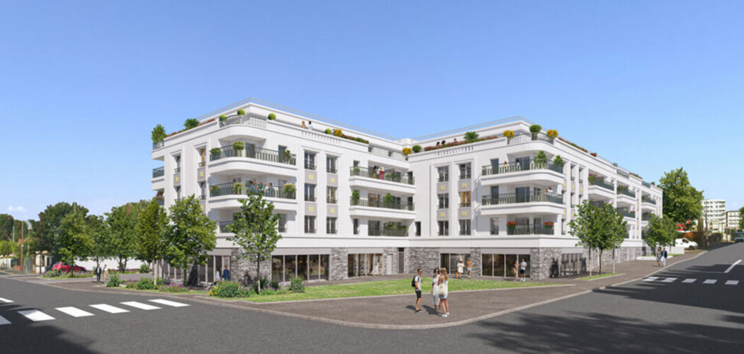 Programme immobilier neuf L'Angle des Arts - Bezons résidence paysagère à deux pas des transports (95870) - Référence : 17672